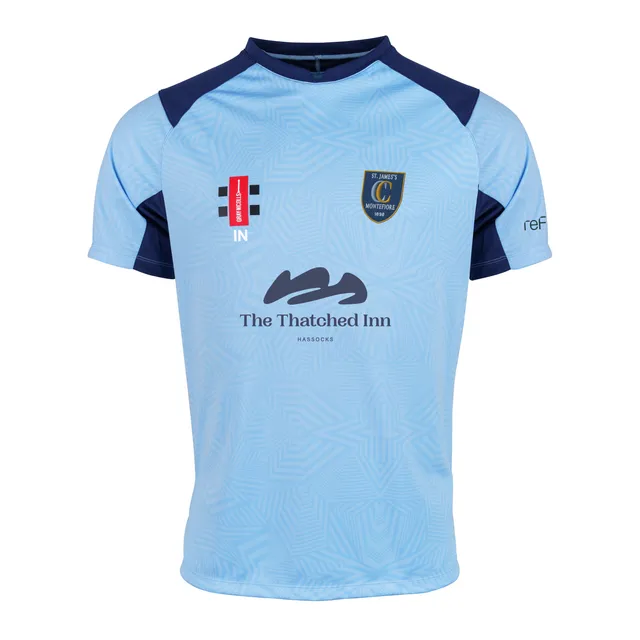 gray-nicolls-st-james-montefiore-pro-performance-v2-t20-maglia-s-s-senior-navy-s image 1